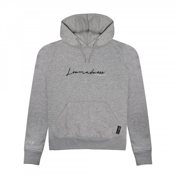 Signature hoodie heather grey